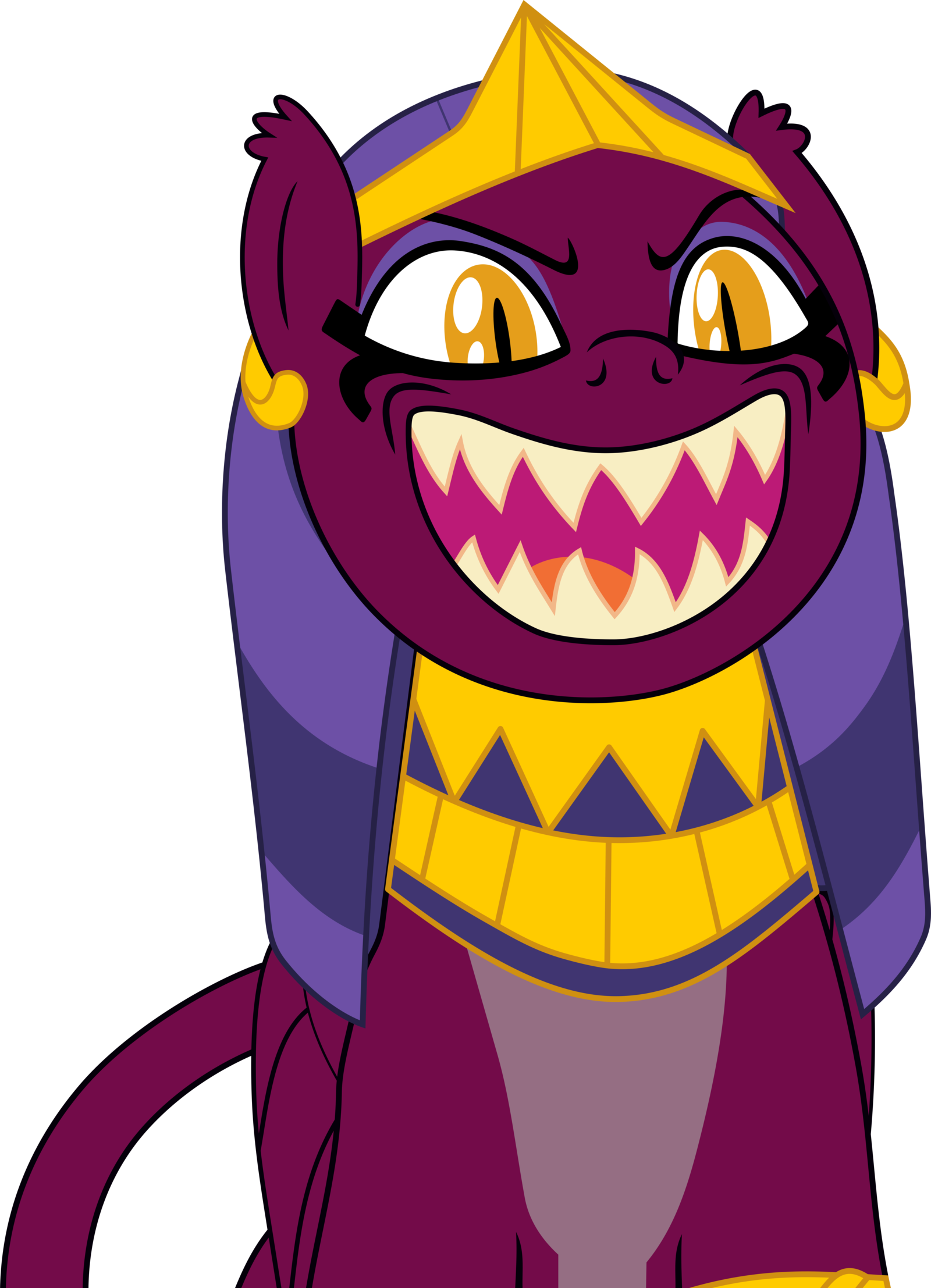 Frownfactory, Crown, Cute, Daring Done, Evil, Evil - Сфинкс Mlp (1600x2214)