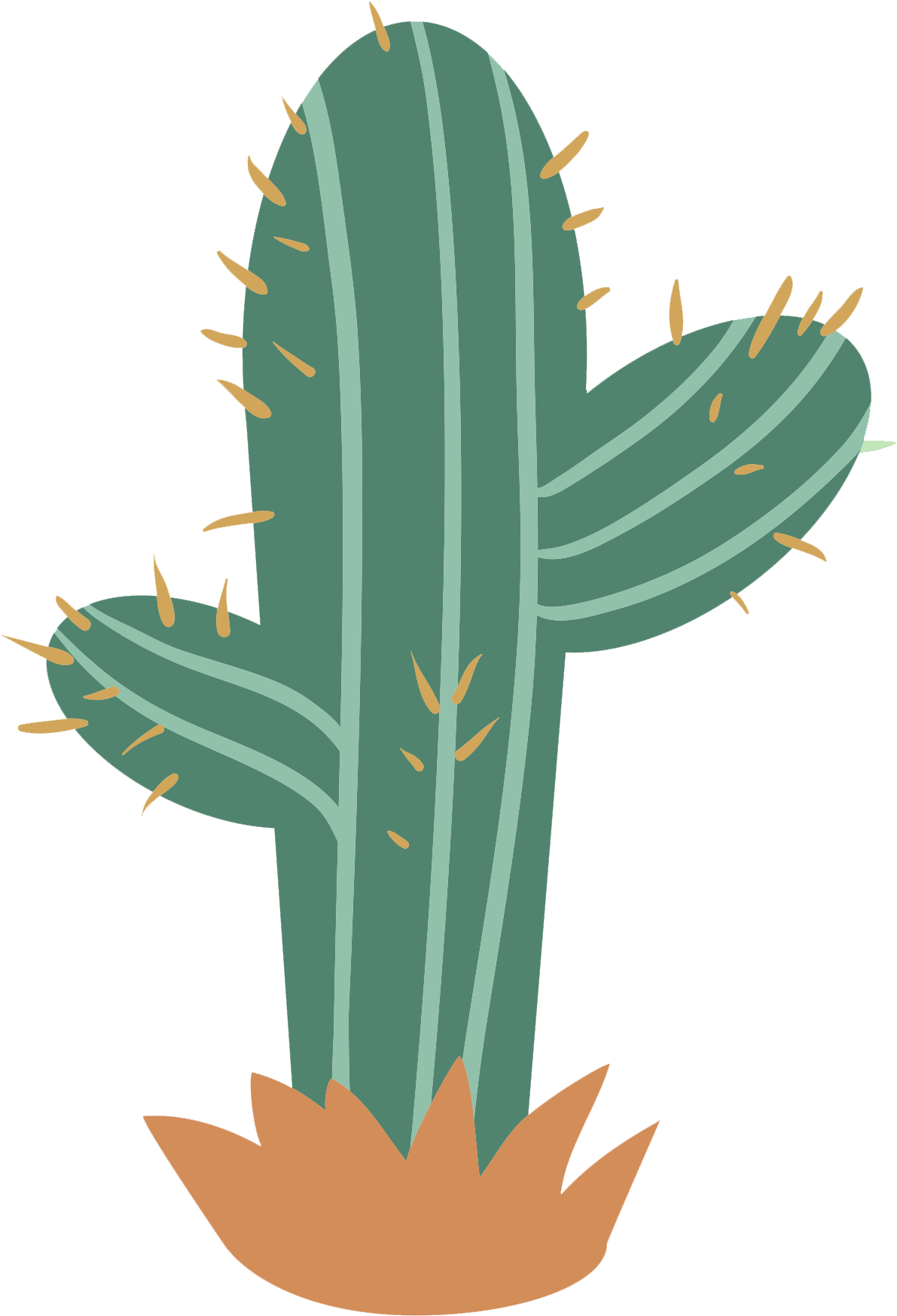 Cactaceae Euclidean Vector - Nopal Vector (3525x3624)