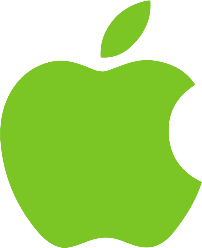 Apple - Green Apple Logo Transparent (914x914)