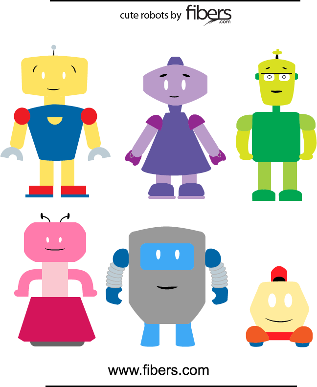 Robot Adobe Illustrator Clip Art - Robot Adobe Illustrator Clip Art (648x792)