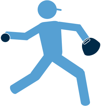 Throwing Baseball Icon - Throwing Baseball Icon (350x350)