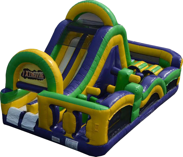 Xtreme Obstacle Course - Xtreme Obstacle Course Inflatable (600x517)