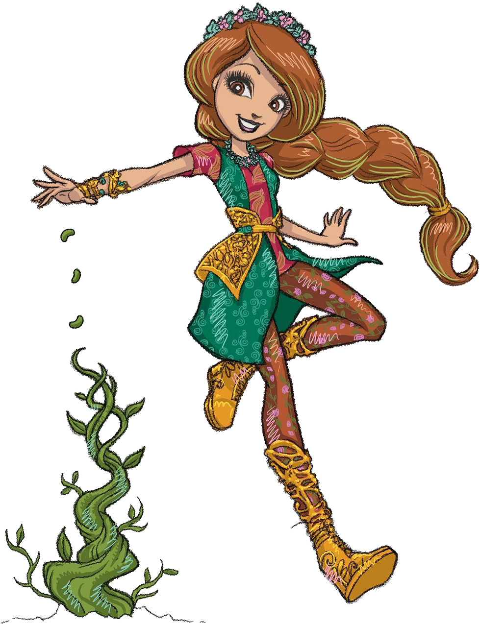 Jack And The Beanstalk Clipart (1080x1294)