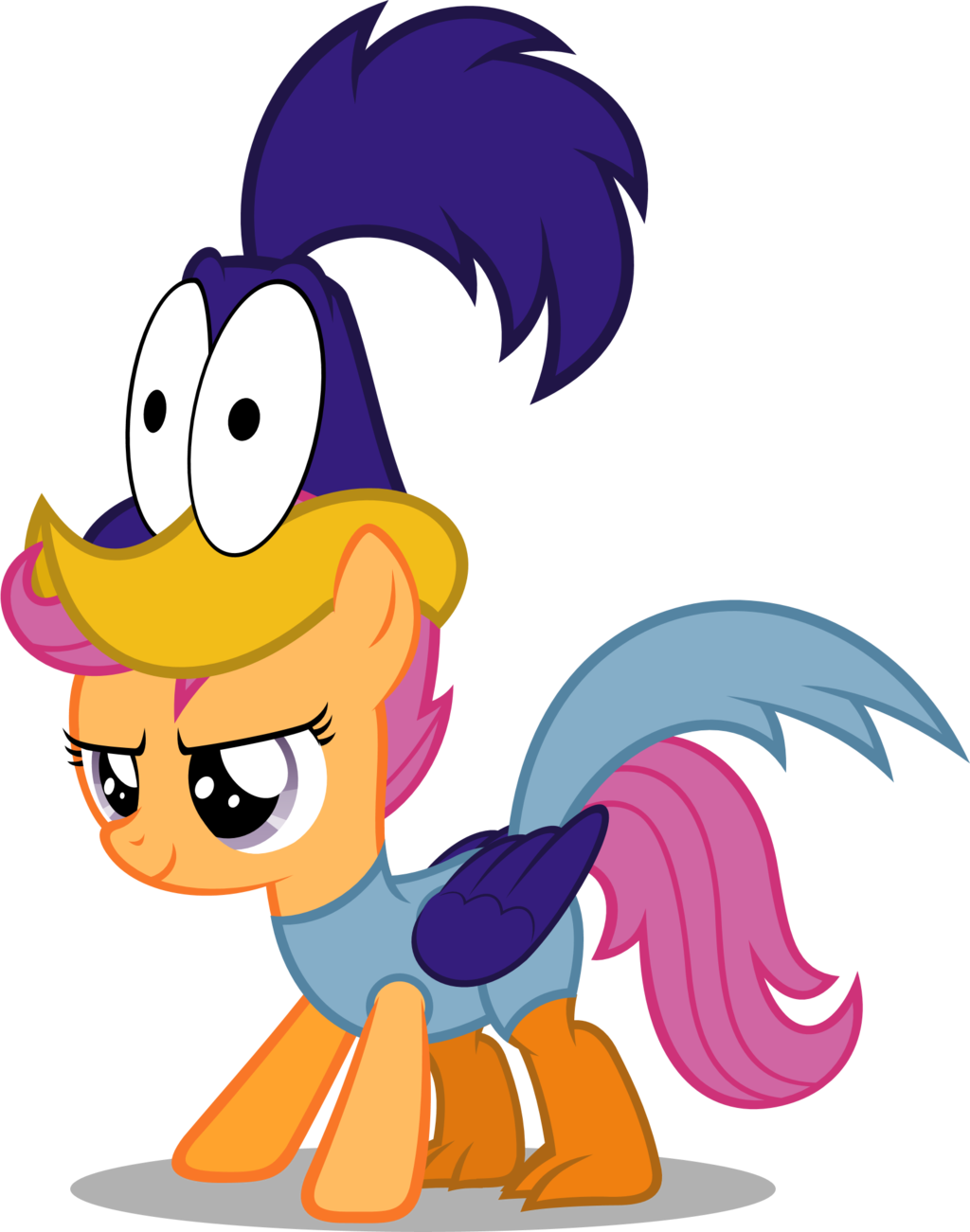 Scoota-runner By Zacatron94 - Roadrunner Mlp (1657x2105)