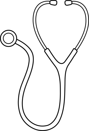 Stethoscope Clipart - Stethoscope Drawing (374x550)