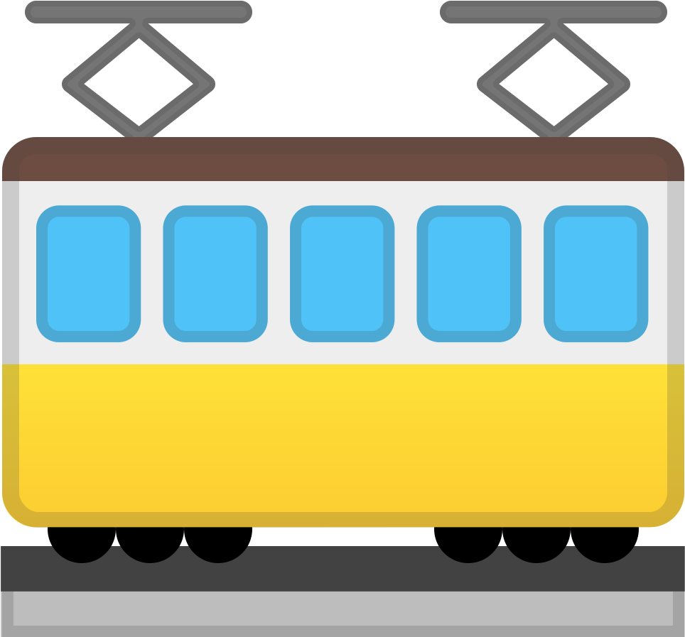 Tram Car Icon - Icon (1024x1024)
