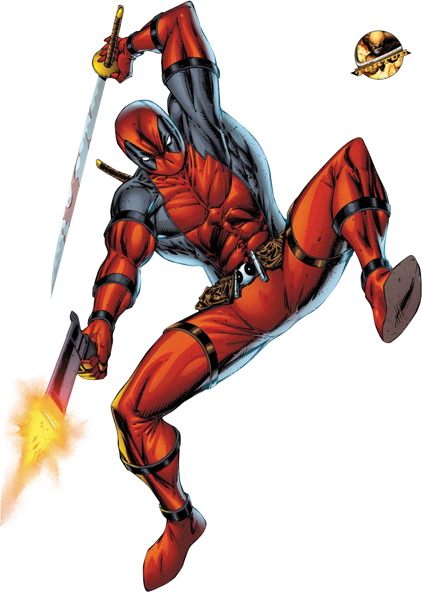 Deathstroke Wolverine Deadpool Venom Marvel Comics - Deadpool (900x1207)