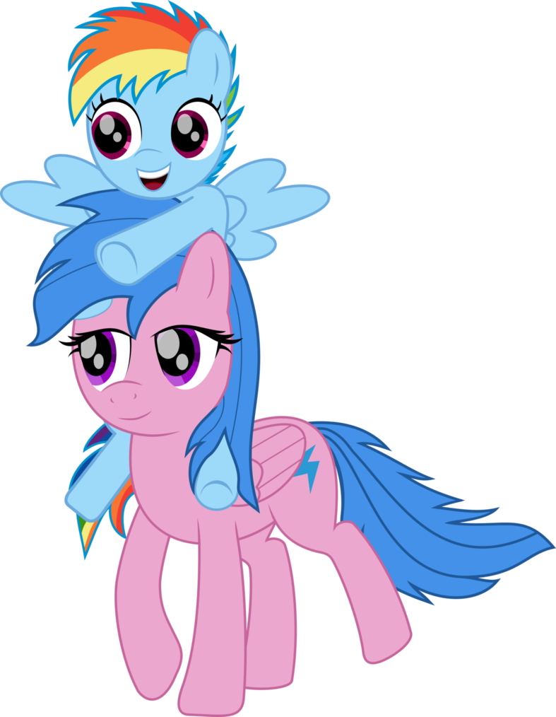Rainbow Dash And Firefly - Mlp Rainbow Dash And Firefly (787x1014)