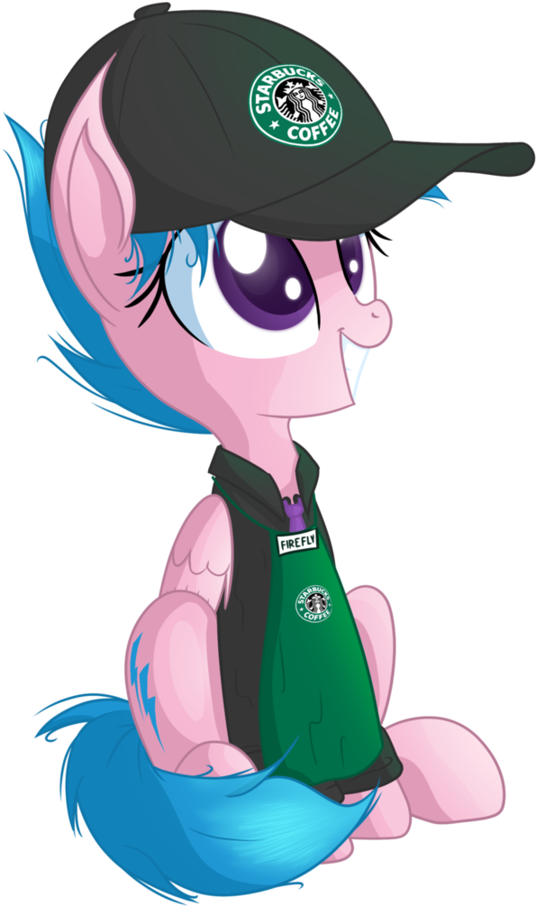 Firefly Starbucks By Vectorvito - Cartoon (753x1062)