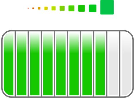 Bar Percent Progress Meter Loading 80 Load - Progress Icon (462x340)