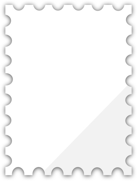 Postage Stamp Clip Art - Postage Stamp Shape Vector (450x594)