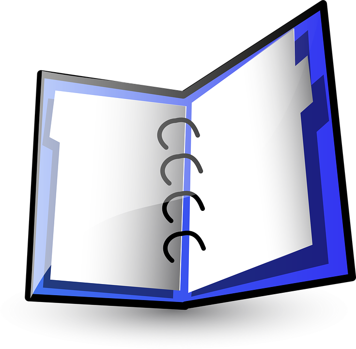Binder Clip Art (735x720)