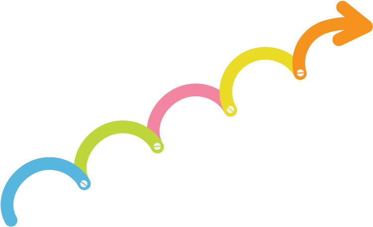 Steps - Timeline Arrow Template (1000x500)