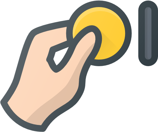 Insert Coin Free Icon - Insertar Moneda Icono (512x512)