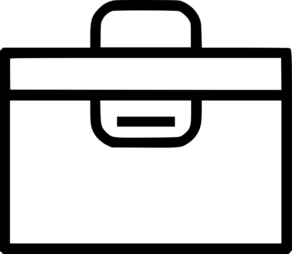 Briefcase Documents Files Work Case Comments - Icon (980x854)
