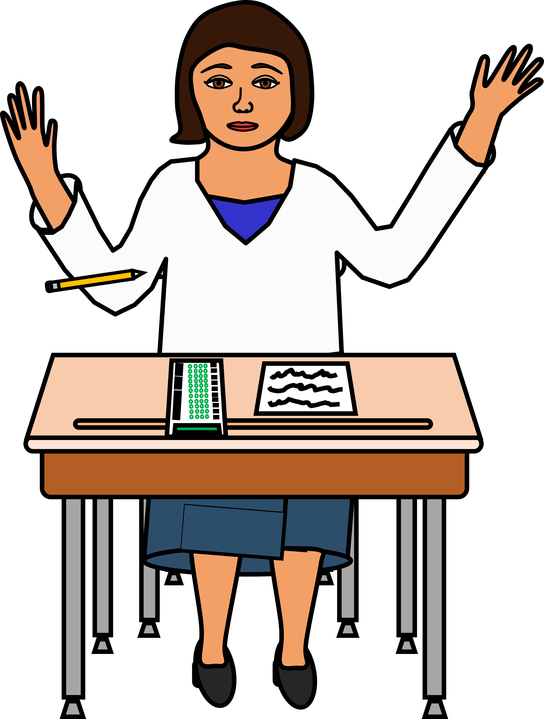 Clipart - - Teacher (1817x2400)