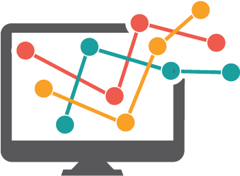 Image Of Computer With Graph - Data-driven (350x350)
