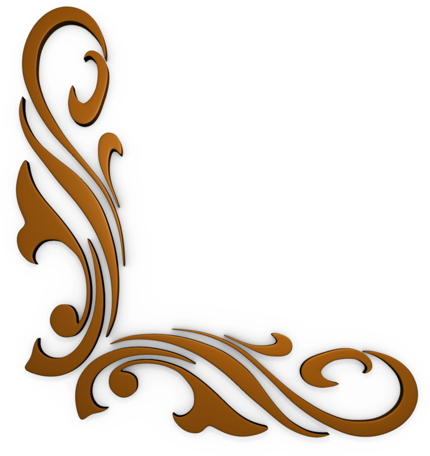Note Scrolls Clipart - Corner Scroll Clip Art (1024x1024)