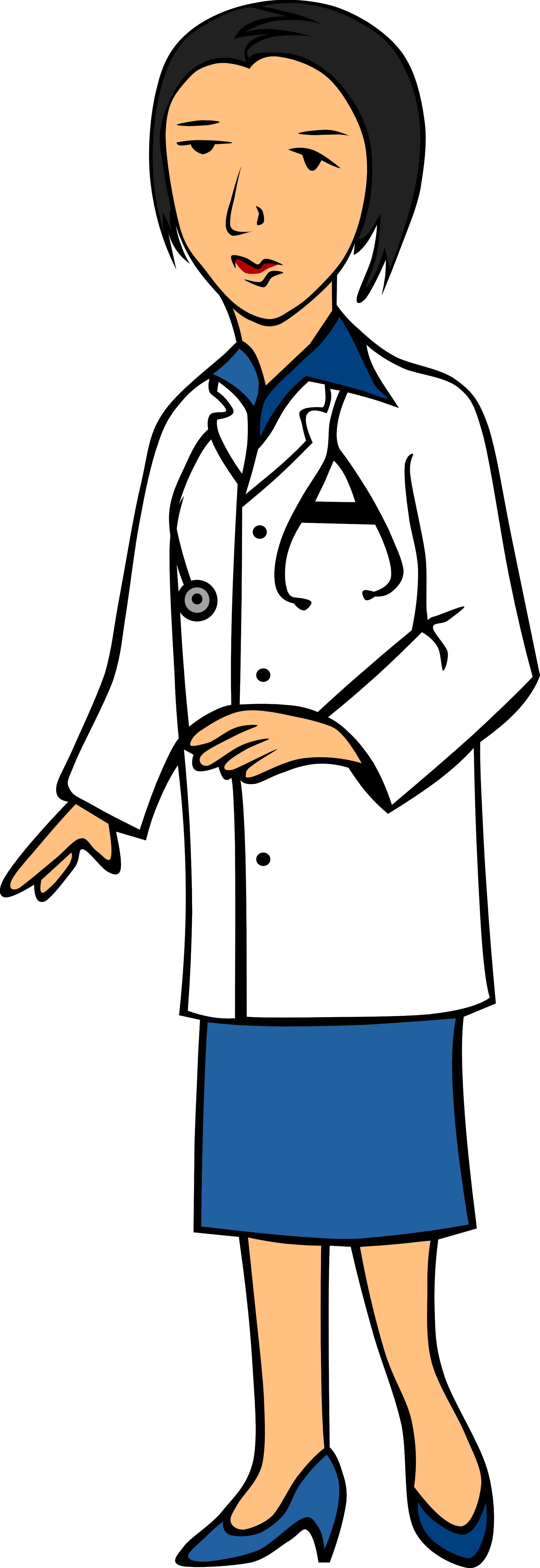 Girl Doctor Clipart Transparent - Doctor Clip Art (1979x5744)
