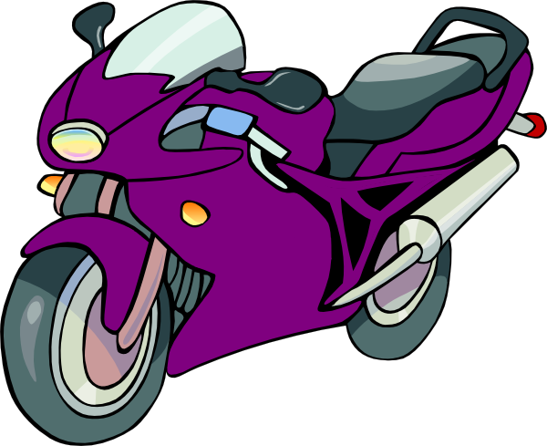 Motorcycle Clip Art (600x489)