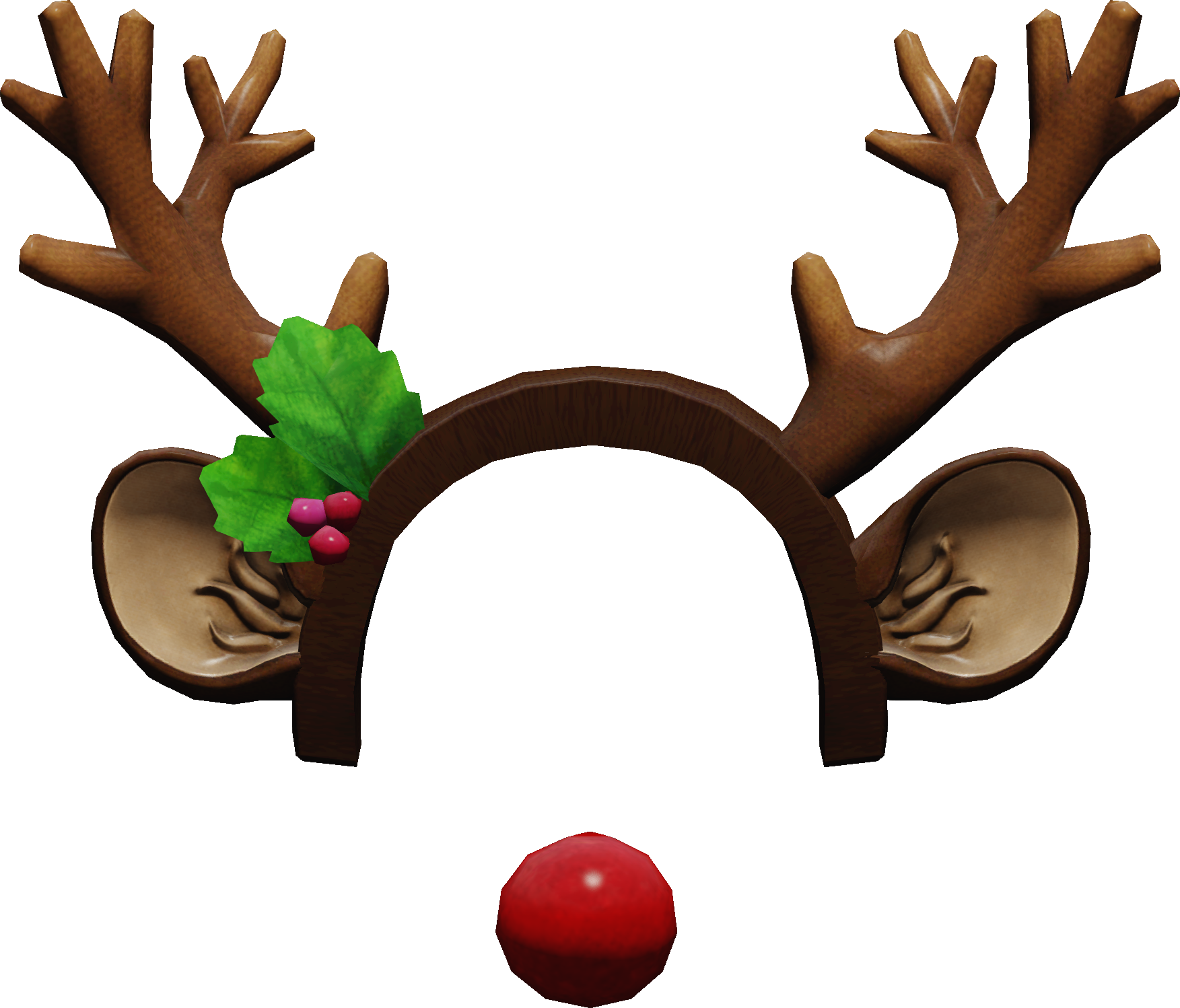 Payday 2 Rudolf Mask (1753x1498)