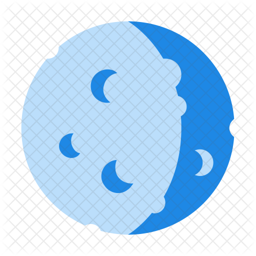 Moon Phase Icon - Lunar Phase (512x512)