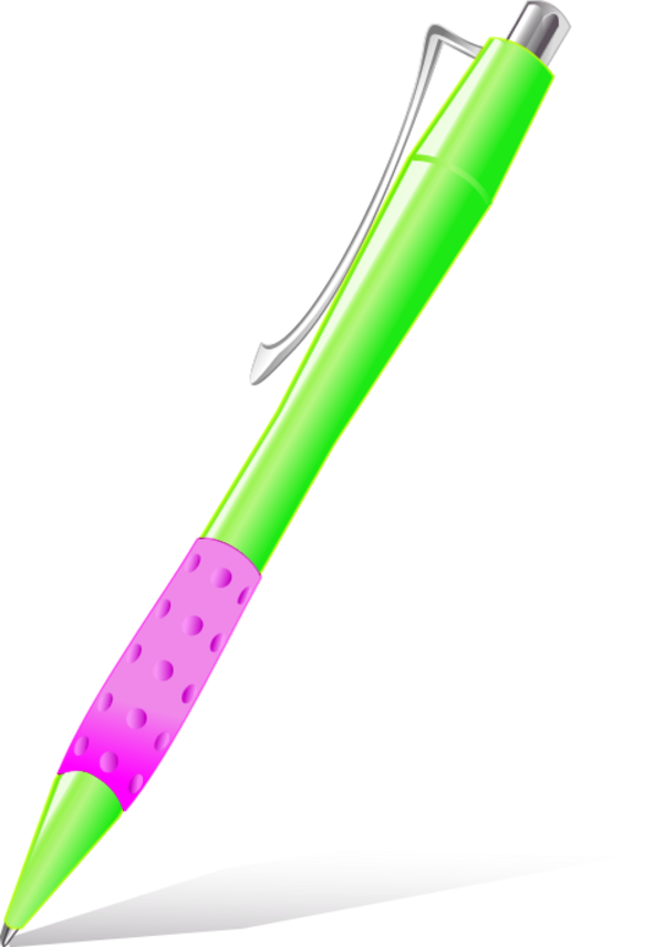 Vector Clip Art - Pen Clip Art (600x856)