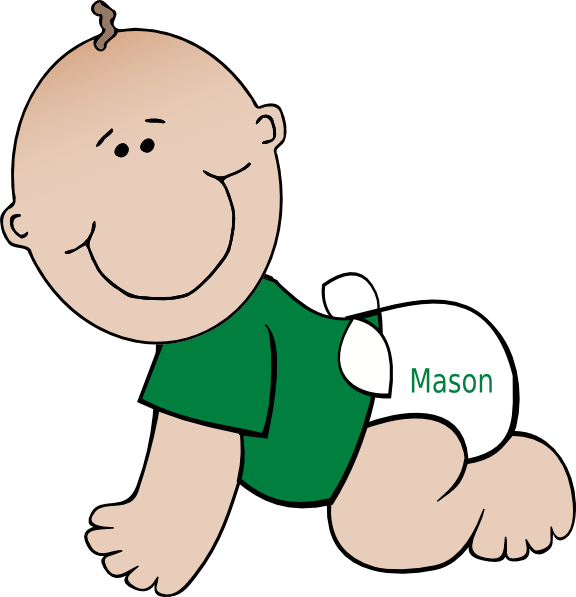 Baby Crawling Cartoon (576x597)