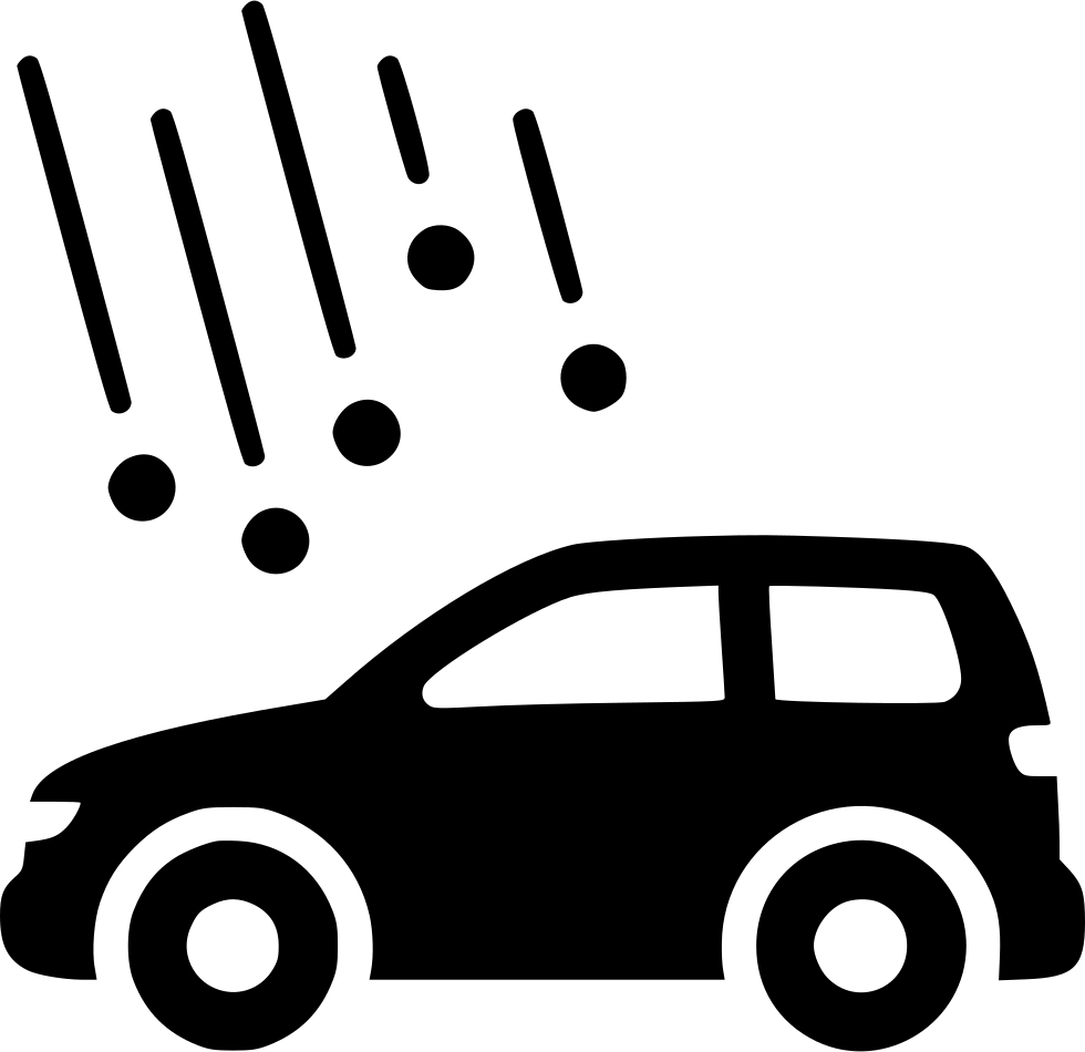 Hail Damage Comments - Car On Fire Icon (980x950)
