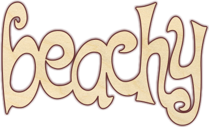 Beachy - Calligraphy (433x433)