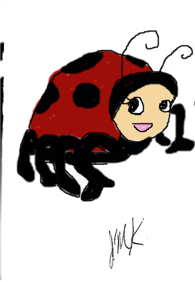 Ladybug - Cartoon (649x1056)