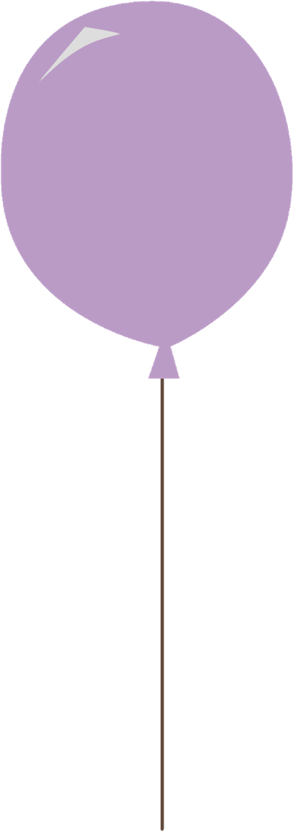 Purple Balloon - Balloon (1600x1600)