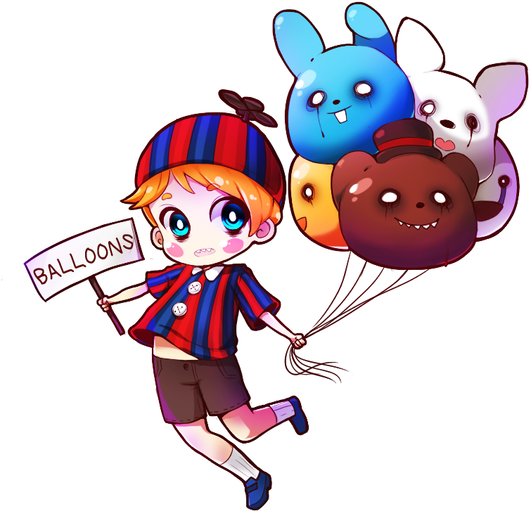 Fnaf2 - Fnaf Balloon Boy Chibi (803x779)
