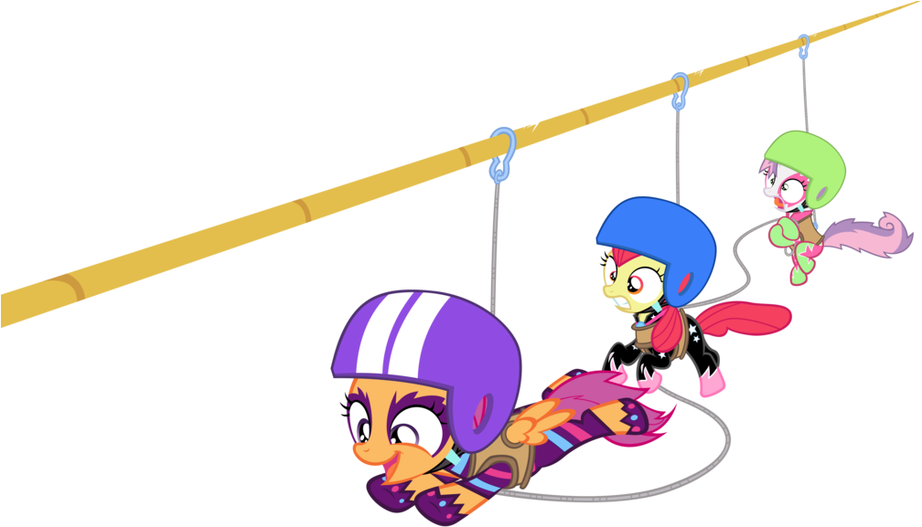 Cmc Zipliners 80's Ver - Cutie Mark Crusaders (1024x592)