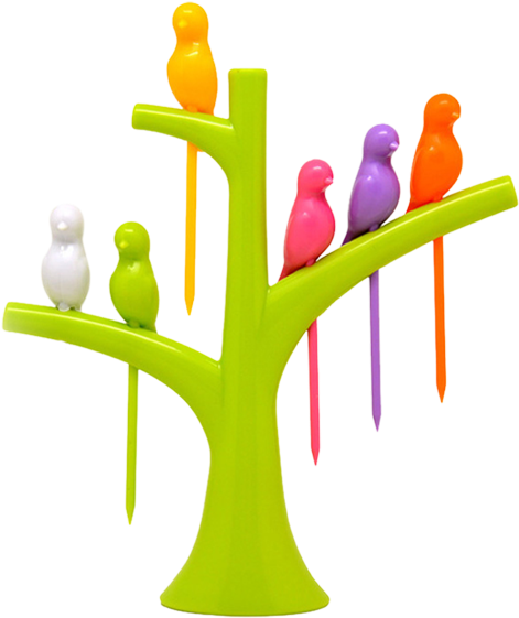 Birdy Fruit Fork - Birdie Fruit Fork (600x600)
