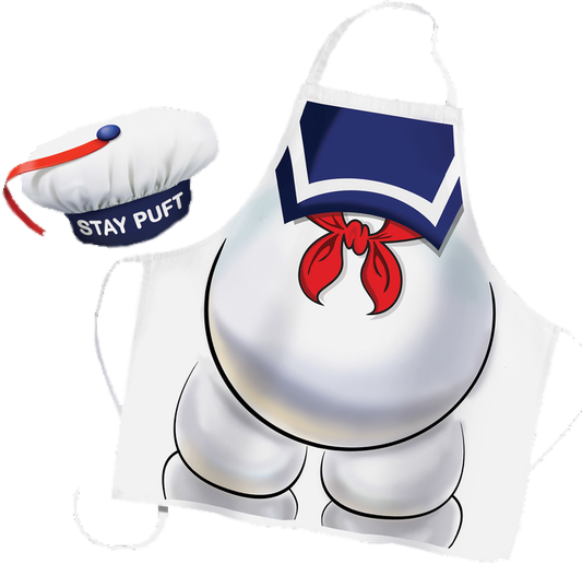 Ghostbusters - Diamond Comics Ghostbusters Stay Puft Apron And Chef (533x516)