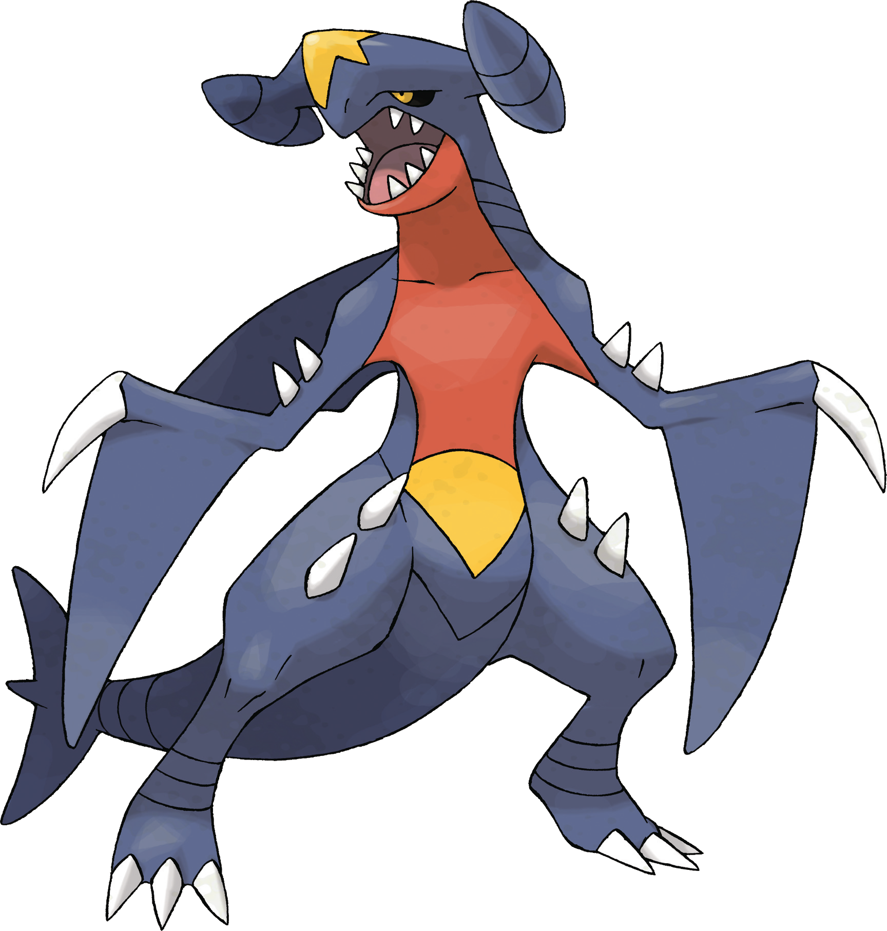 Garchomp - Dragon Pokemon Gen 4 (1728x1814)