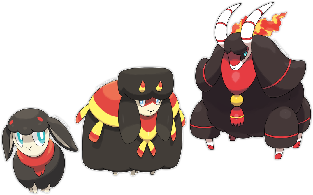 Fire Starter Fakemon - Cartoon (1095x730)