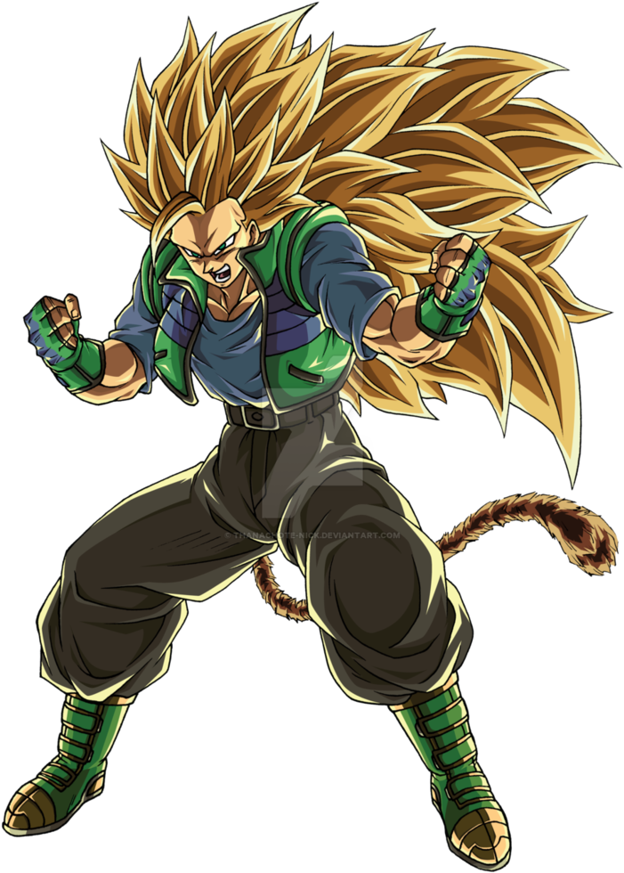 Dbz - Super Saiyan 3 Oc (752x1063)