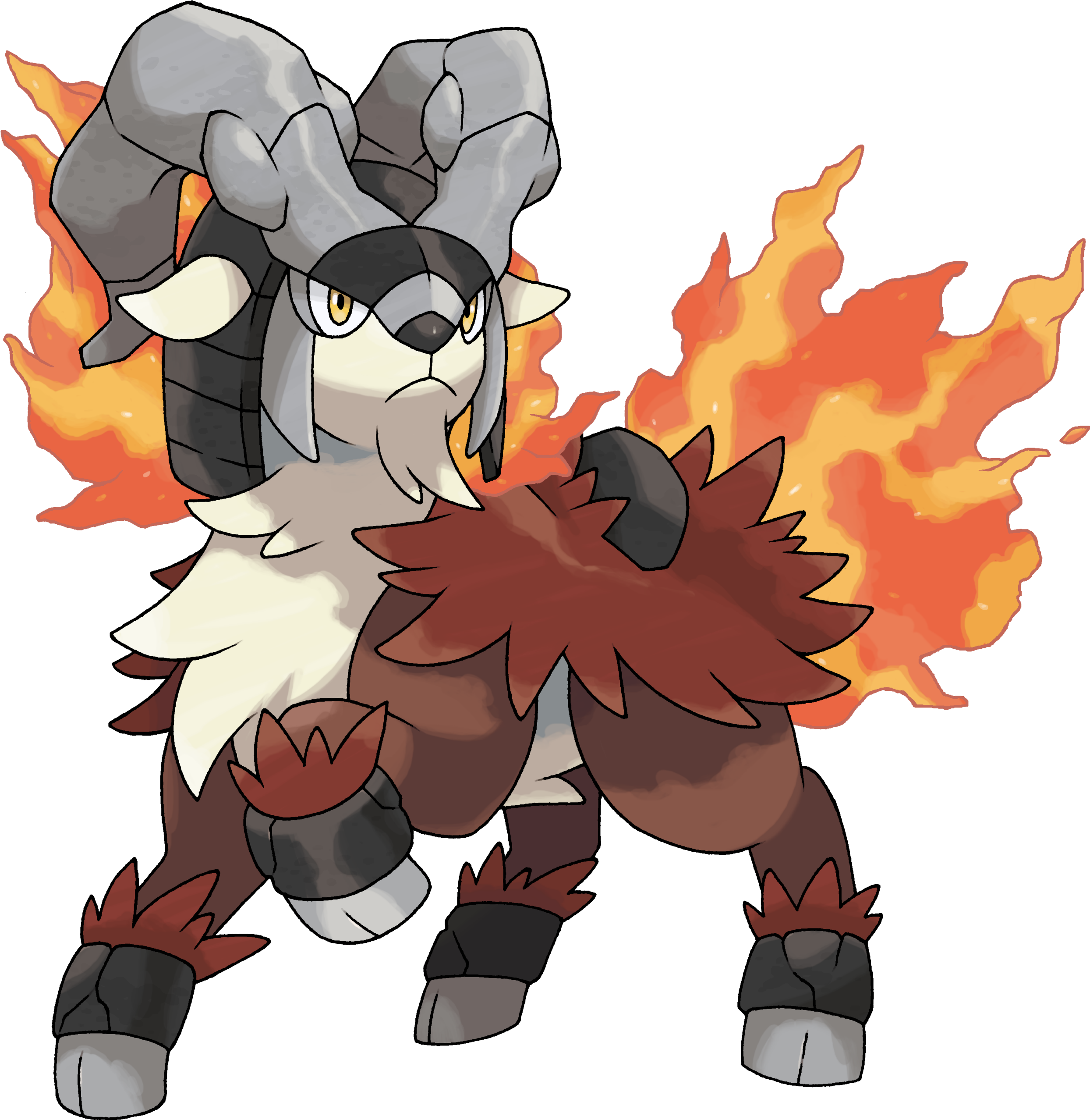 Fire/rock Type Goat - Fire/rock Type Goat (2600x2600)