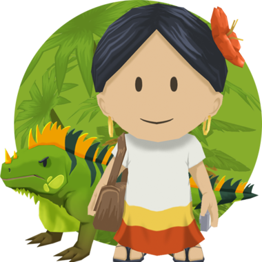 Yucatan Peninsula - Cartoon (380x380)