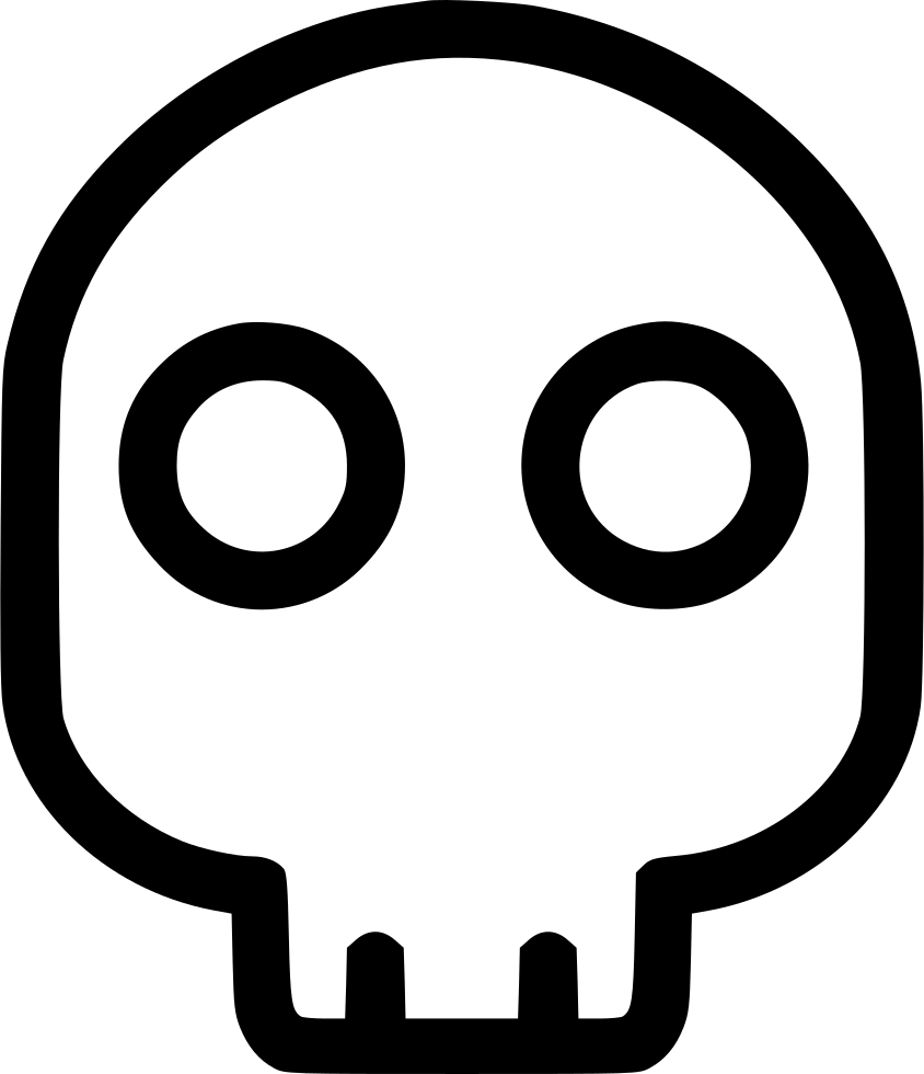 Skull Comments - Circle (844x980)