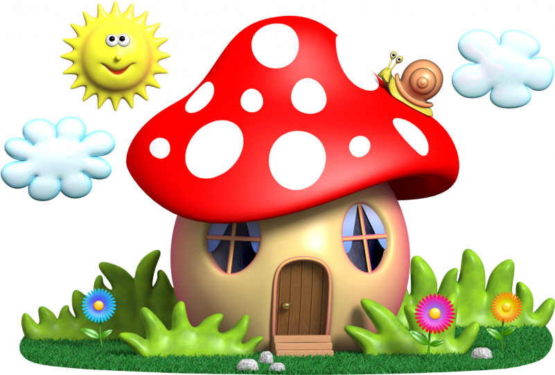 Next - Mushroom Clipart (800x800)
