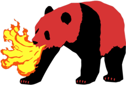 33 Fire Panda - Panda On Fire (674x518)