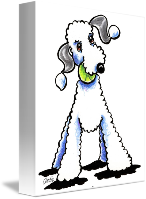 Bedlington Terrier Play Throw Blanket (477x650)