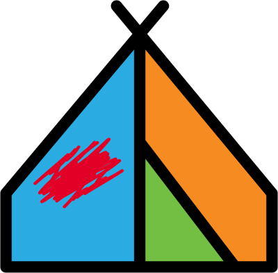 Tent O - Portable Network Graphics (400x392)