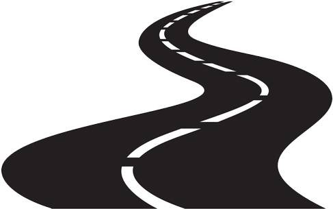 Driving In Austria - Road Vector (500x304)