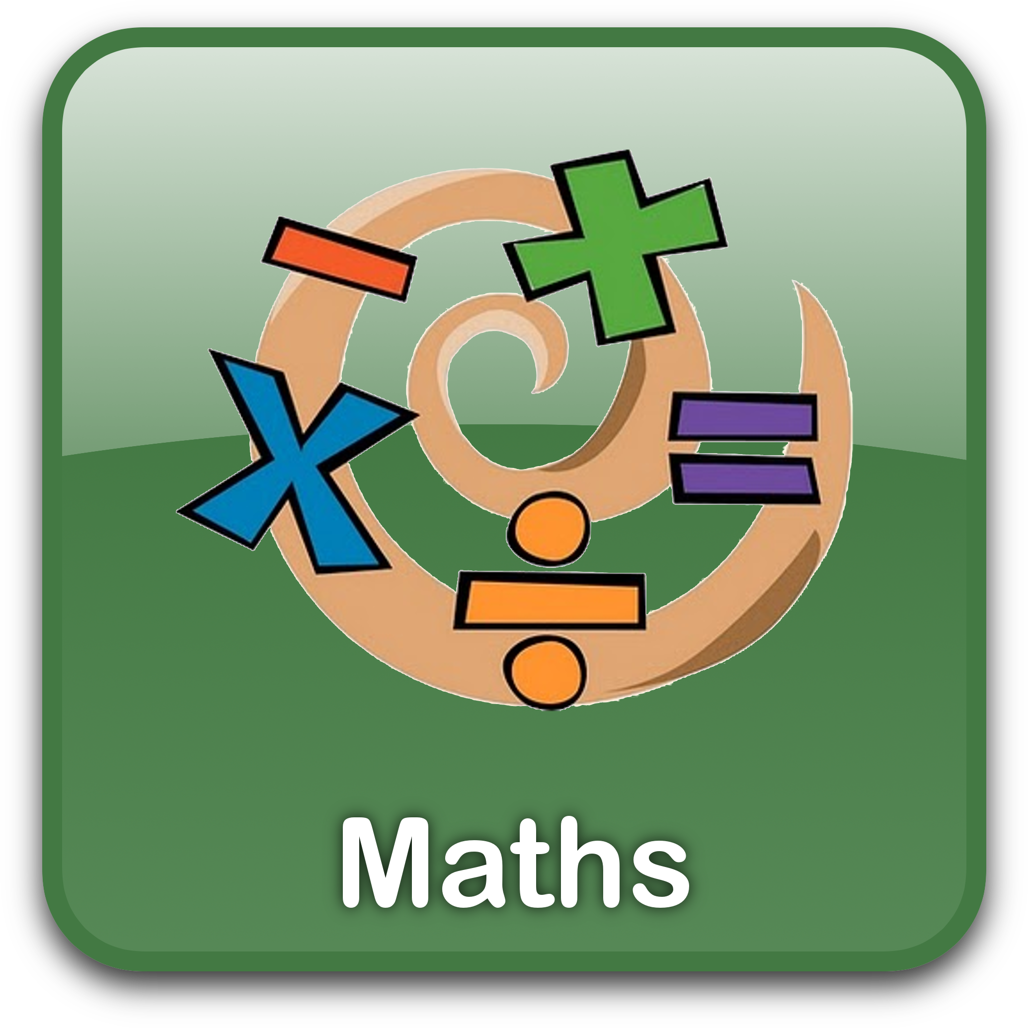 Mathematics Clipart Math Subject - Emblem (2100x2100)