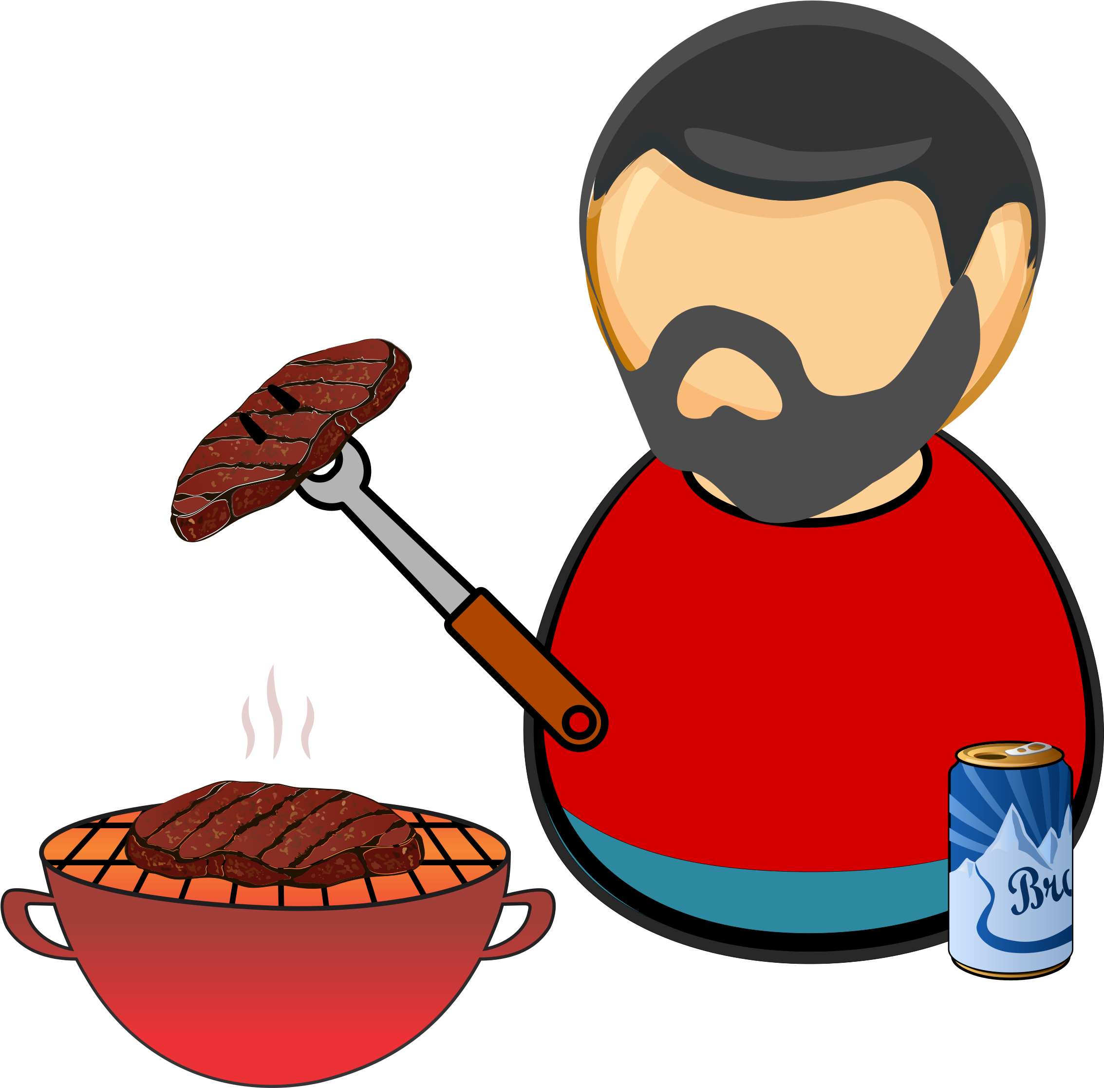 Big Image - Grill Clipart (2400x2366)