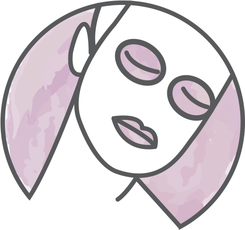 Gesichtsbehandlungen - Illustration (500x500)